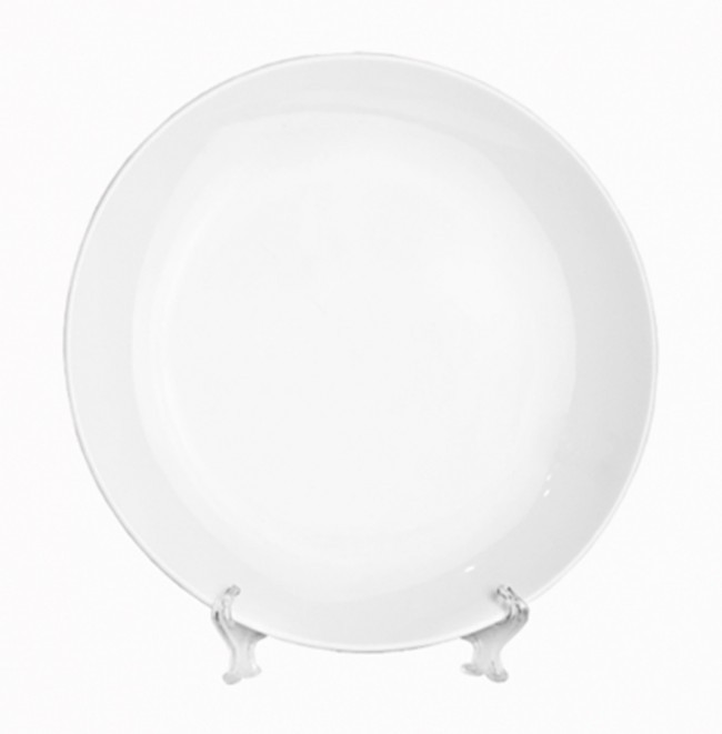 Тарілка порцелянова кругла Extra white 280 мм Helios (W125), фото 1