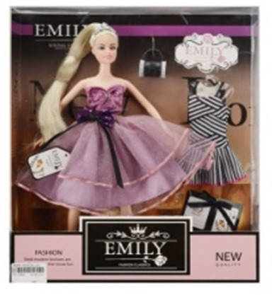 Лялька в красивій сукні з аксесуарами Емілі Emily 30 см, фото 2