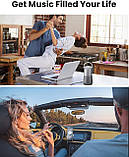 Аудіокабель UGREEN 3,5 мм 1м Плетений 4-полюсний Роз'єм Hi-Fi Стерео TRRS, Екранований кабель AUX від чоловіка до чоловіка, фото 7