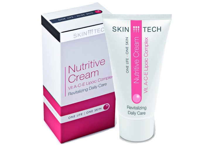 Омолоджувальний живильний крем Nutritive для шкіри обличчя Skin Tech,50ml