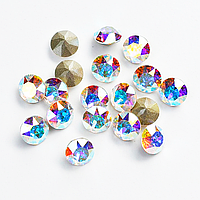 Swarovski конусні Сrystal AB Розмір PP8(1,4-1,5 mm).Цина за 10 шт.