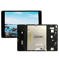 Дисплей для Asus ZenPad 3S 10 Z500KL, модуль в сборе (экран и сенсор) с рамкой - панелью, оригинал