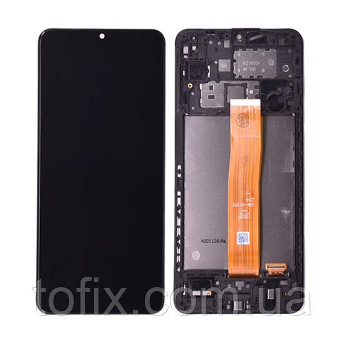 Дисплей для Samsung Galaxy A12 A125, модуль (экран и сенсор) с рамкой ...