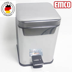 Відро для сміття 5 літрів з педаллю прямокутне Німеччина Emco 3553 000 05