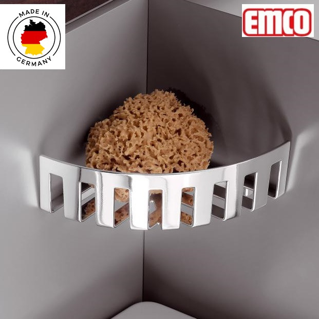 Кутова поличка для душу 18x18x8 Німеччина Emco System 3545 001 33