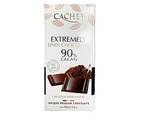 Шоколад Екстра Чорний Кашет Cachet Extremely Dark Chocolate 90% Какао 100 г Бельгія