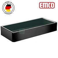 Черная полочка для ванной и душа 20 см Германия EMCO Loft black 0545 133 02