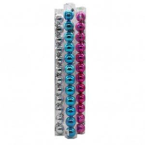 Шарік (4см) №DC-9155-4-12 Іграшка Новорічна (12 шт.) у ТУБІ ш.до. 6920217220111