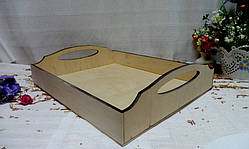 Піднос NEW великий з овальними ручками