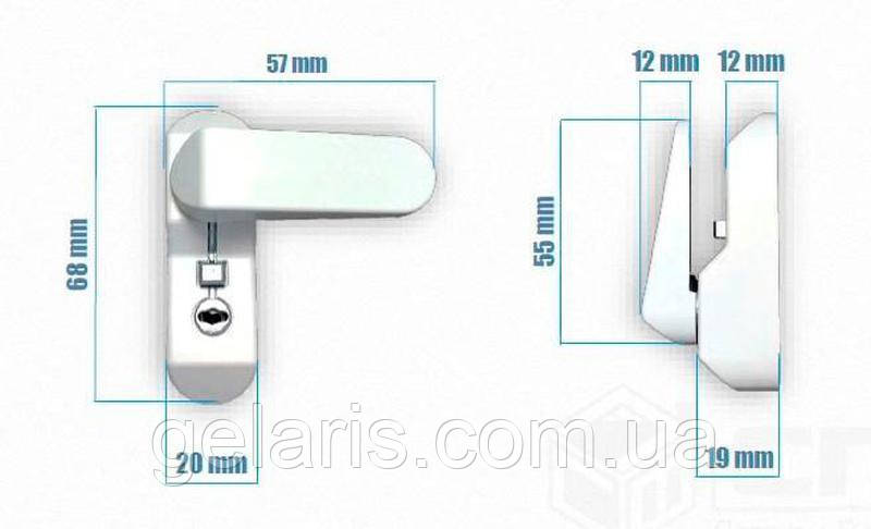 Защита противовзломная Penkid с ключом белая - фото 2 - id-p494934470