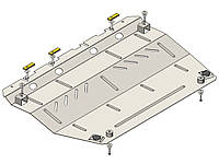 Защита картера Citroen C5 со стальным подрамником 2008- Кольчуга