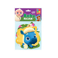 Беби MAXI пазлы картонные в пакете "Ферма", пак. 15*25см, ТМ Vladi Toys, Украина