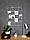 Органайзер для завдань Мудборд настінний великі комірки (10х10см) білий розмір-50х40 см Повний комплект, фото 5