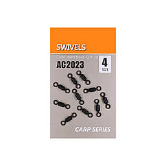 Вертлюг рибальський Orange №4. Swivels AC2023 Swivels