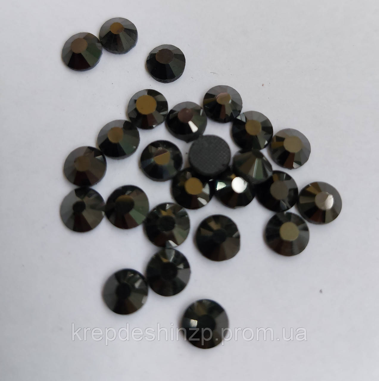 Стрази клейові DMC SS30(6.5мм) Hematite, L Sapphire, Siam - фото 1 - id-p1540071083