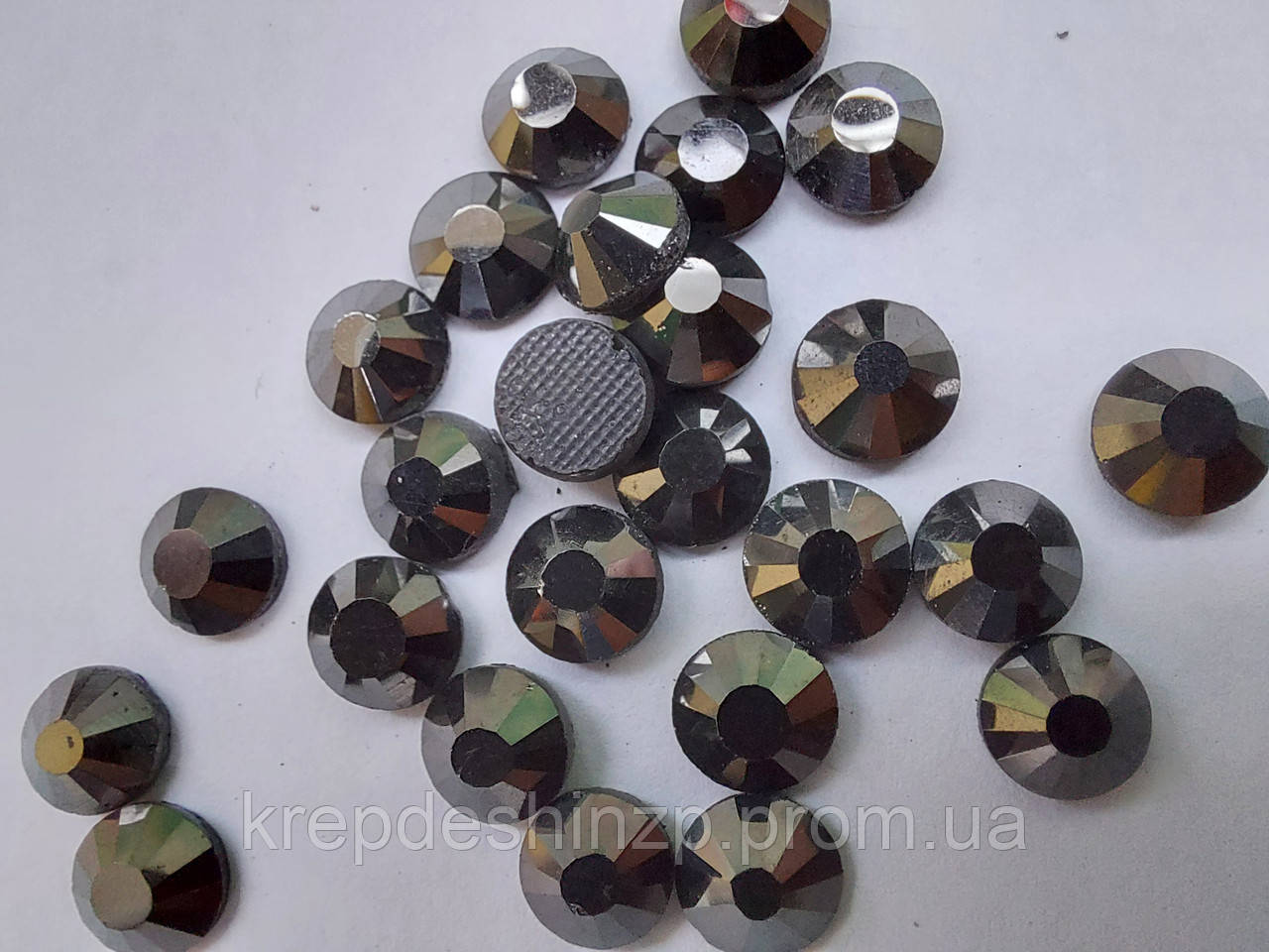 Стрази клейові DMC SS30(6.5мм) Hematite, L Sapphire, Siam - фото 4 - id-p1540071083