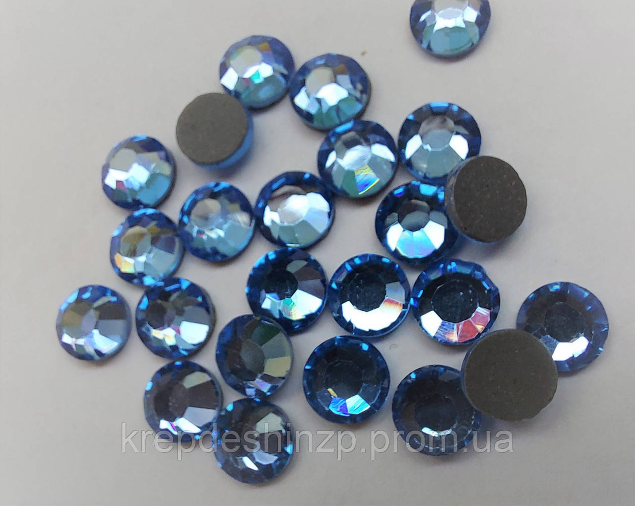 Стрази клейові DMC SS30(6.5мм) Hematite, L Sapphire, Siam - фото 5 - id-p1540071083
