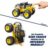 Hot Wheels Monster Trucks машинка інерційна зі звуком та світлом жовта Bone Shaker Mondo 51227, фото 4
