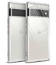 Ультратонкий 0,3 мм чохол для Google Pixel 6 (на піксель 6) прозорий, фото 2