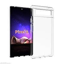 Ультратонкий 0,3 мм чохол для Google Pixel 6 (на піксель 6) прозорий, фото 5