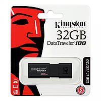 Флешка 32Гб Kingston Datatraveler 100 32Gb flash память