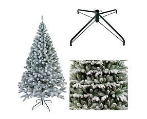 Засніжена новорічна ялинка лита штучна 1,8 м преміумкласу, елітна Vip poyal No 16