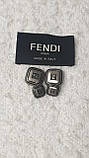 Пуговици Fendi, брендовая фурнитура, пуговицы для верхней одежды, 22 мм, фото 5