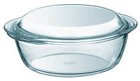 Кастрюля стеклянная с крышкой Pyrex (Пайрекс) ESSENTIALS 23 см, 1.6 л (204A000)