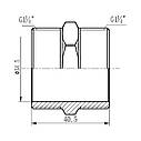 Ніпель SD Forte 1" 1/4 SF35832, фото 2