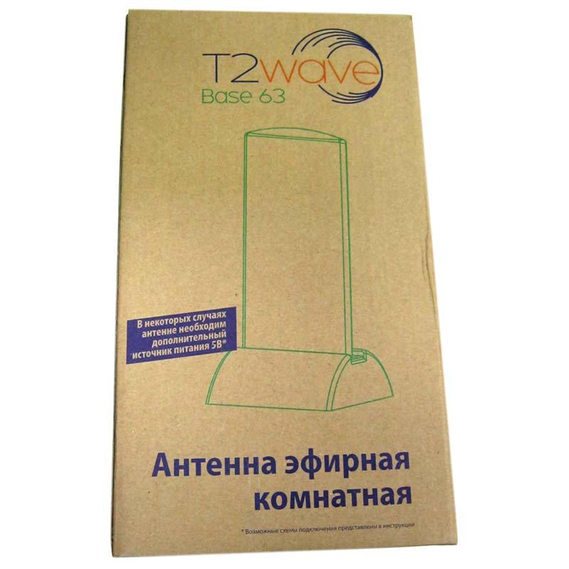 Антена кімнатна T2Wave Base63 20Дб (DVB-T/T2)