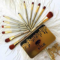 Пензлик для макіяжу Make up brush set Золото