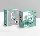 Оригінальні бездротові навушники з котячими вушками Cat STN-28, фото 3