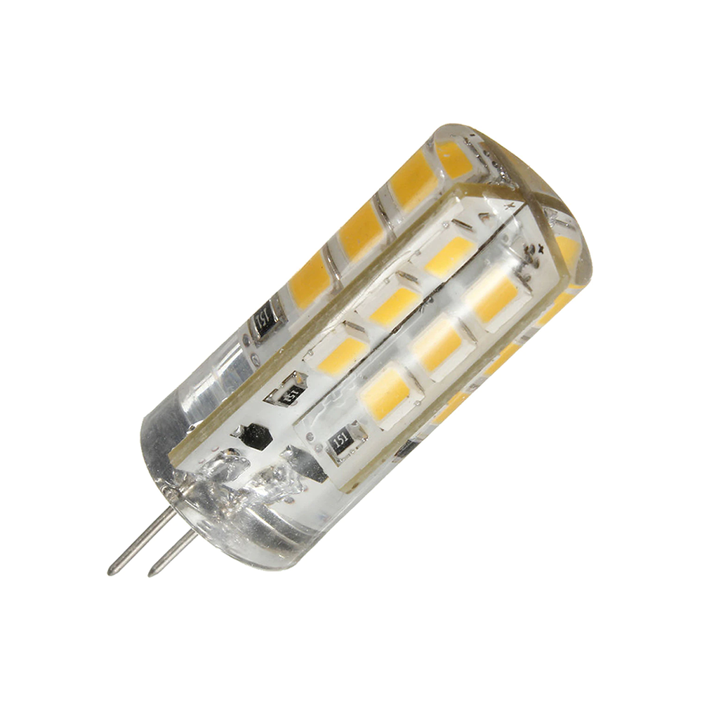 LED Лампочка світодіодна силіконова 3w, білий теплий, 220v Цоколь G4, фото 1