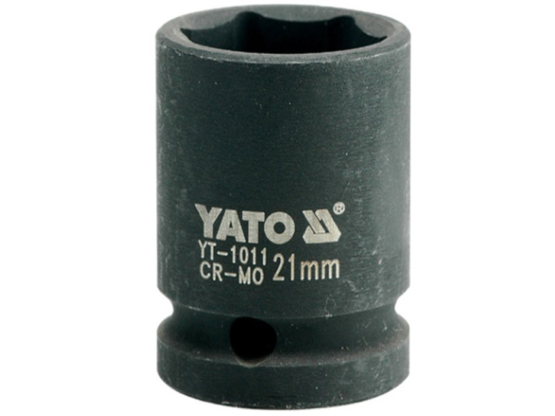 Головка торцева ударна 21 мм 1/2" 6-гранна Yato YT-1011