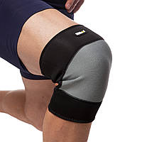 Наколінник еластичний бандаж MUTE 9087 1шт чорний-сірий