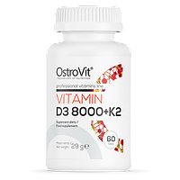 OstroVit Vitamin D3 8000 + K2 60 Tabs