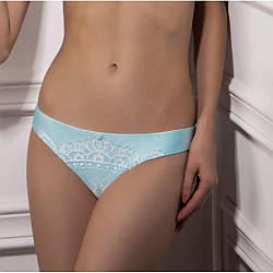 Труси жіночі стринги Jasmine атласні L блакитний (2126-71)