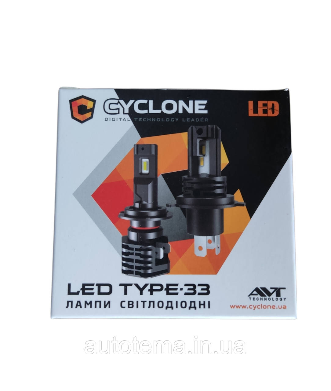 CYCLONE LED H4 TYPE-33 Лампочки світлодіодні на автомобіль