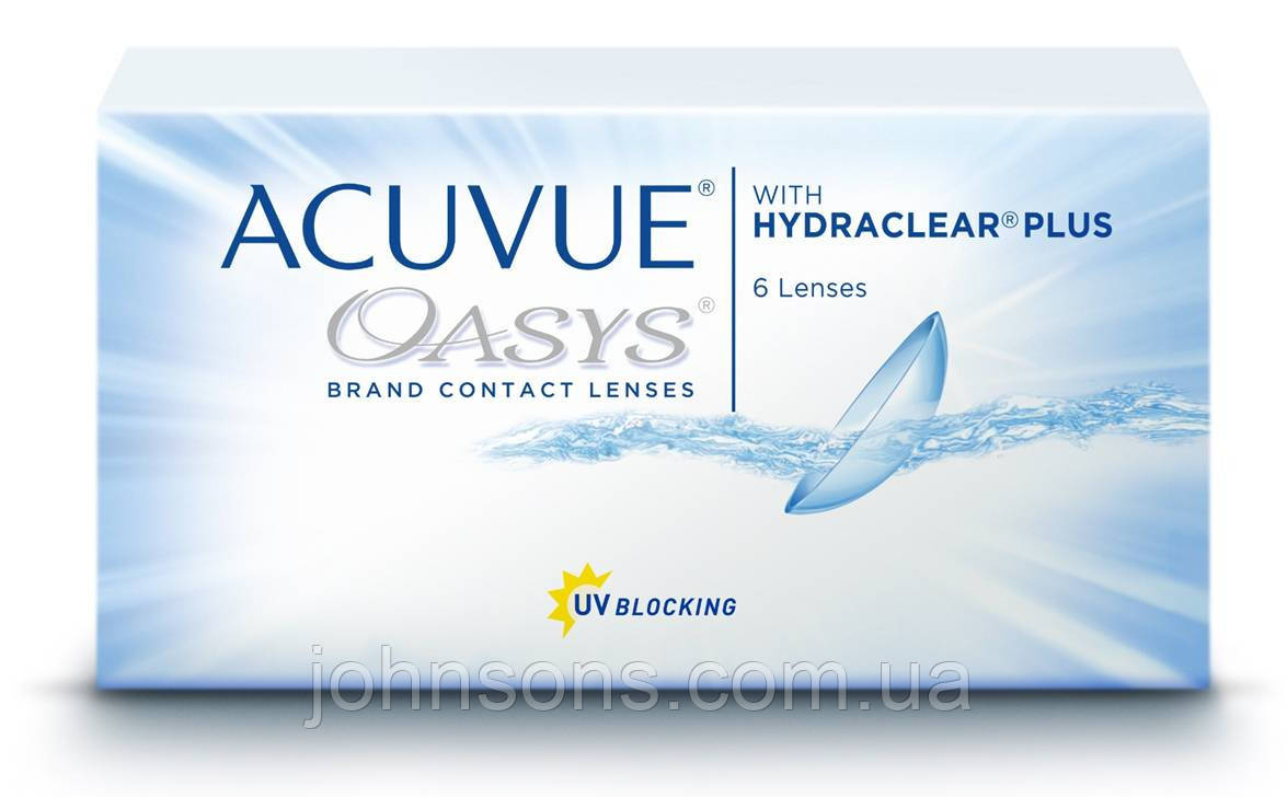 Контактні лінзи Acuvue oasys with hydraclear plus 1уп (6шт), Контактні лінзи Acuvue, Лінзи