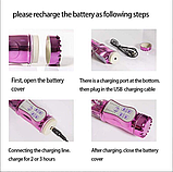 Вібратор із подвійною стимуляцією, інтимні іграшки для жінок, фото 5