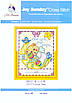 Набір для вишивання за нанесеною на канву схемою "Lovely bear". AIDA 14CT printed, 25*30 см, фото 3