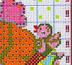 Набір для вишивання за нанесеною на канву схемою "Lovely bear". AIDA 14CT printed, 25*30 см, фото 8