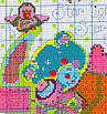 Набір для вишивання за нанесеною на канву схемою "Lovely bear". AIDA 14CT printed, 25*30 см, фото 10