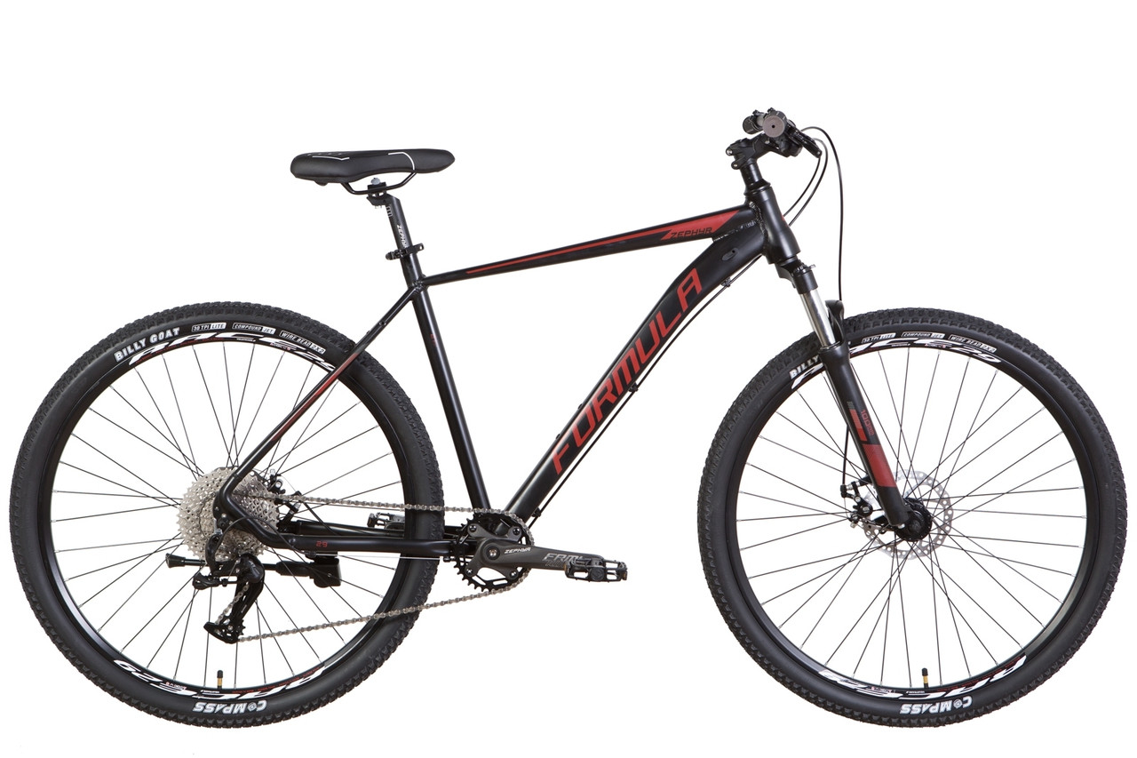 Велосипед AL 29" Formula ZEPHYR 1.0 AM DD - 21" чорний з червоним