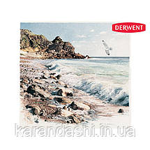 Набір кольорових олівців DERWENT Drawing Pensils 6 кол. у металі DW - 701089, фото 3