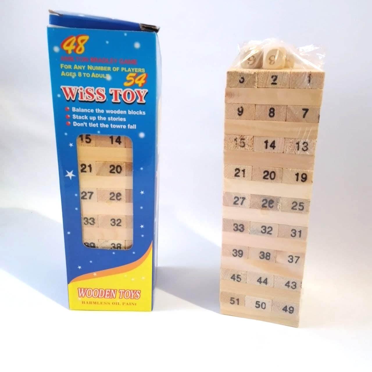 Дерев'яна настільна гра Падаюча вежа Wiss Toys 017004