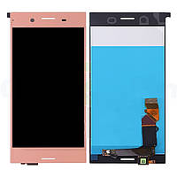Дисплей для Sony Xperia XZ Premium G8141, G8142, модуль в зборі (екран і сенсор), оригінал Рожевий - Bronze Pink