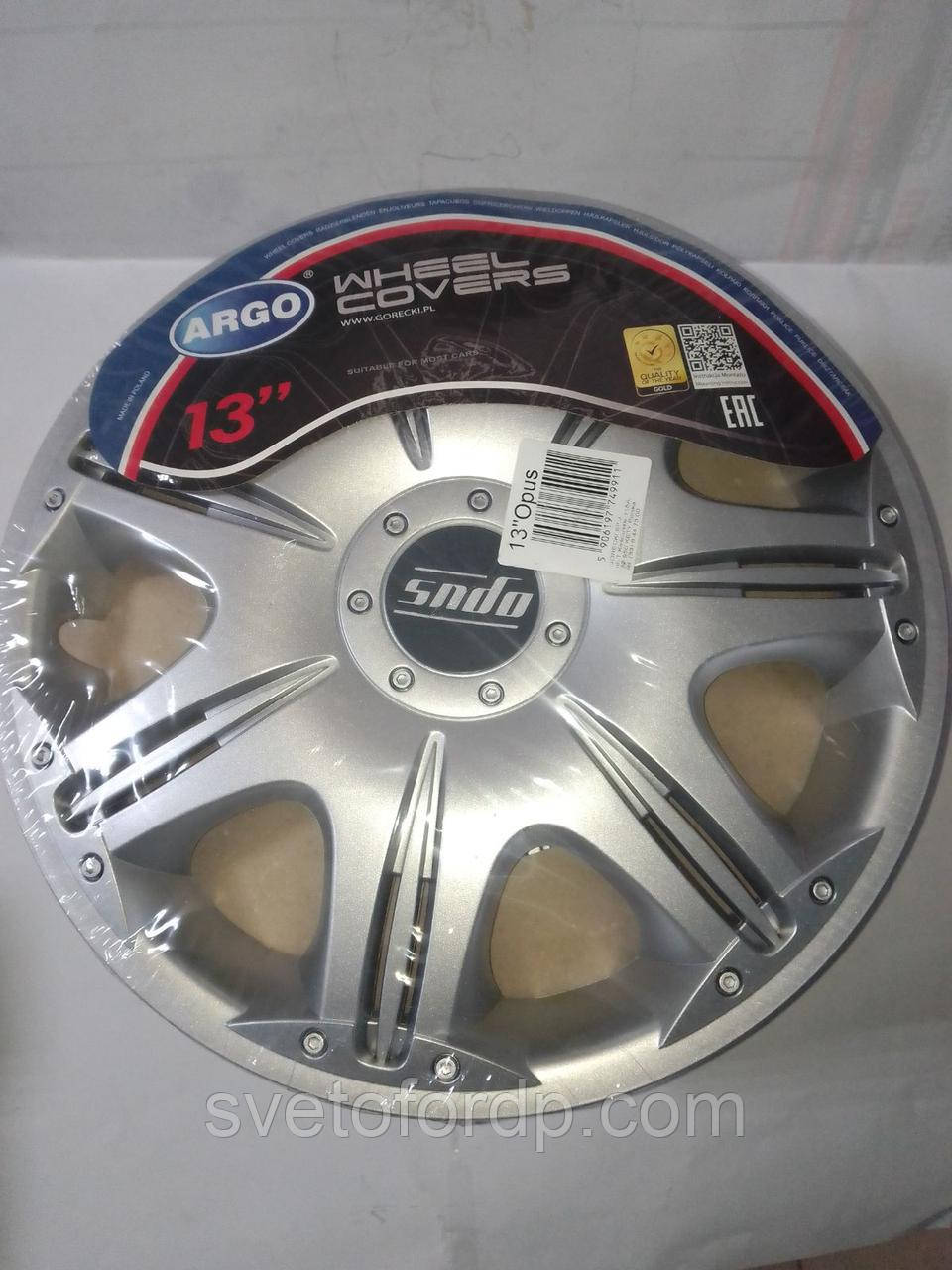 Ковпаки автомобільні R13" комплект 4 штуки "OPUS", Argo Польща, фото 1