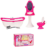 Ігровий набір Меблі Gloria 3013 ванна кімната, в коробці, фото 2