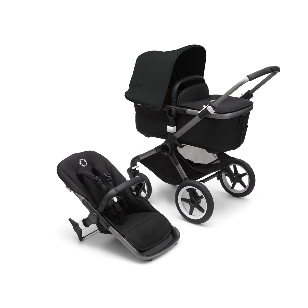 Коляска 2в1 Bugaboo FOX 3 GRAPHITE/MIDNIGHT BLACK/MIDNIGHT BLACK
